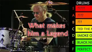Ian Paice Drumming: Deep Purple Top 10 Songs for Drums. Tier List + Stats