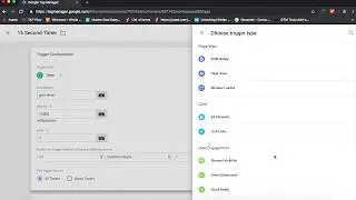 Building a Time Trigger in Google Tag Manager