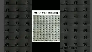 find the missing number |     #smartstudents #concentration
