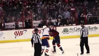 NHL HockeyFight. Tom Wilson vs Matt Martin