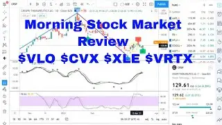 Morning Stock Market Review $VLO $CVX $XLE $VRTX