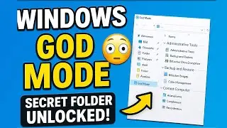 Unlock Windows GOD MODE 🤯 | Secret Hidden Folder Explained | Your Windows PC has a God Mode 😳