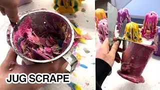 wax jug clean | satisfying scrape
