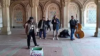 Mr. Postman cover by Buskers at Central Park