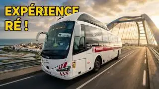 Un dimanche sur l'île de Ré, en utilisant un nouveau Car Scania irizar i4 qui fonctionne au gaz
