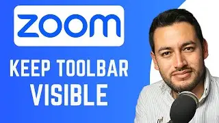 How To Keep Toolbar From Disappearing on Zoom | Keep Toolbar Visible | Zoom Tutorial