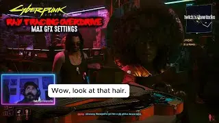 RAY TRACING OVERDRIVE | Cyberpunk 2077 | 🪮 Afro on Max Settings | #cyberpunk2077 #gaming #pcgaming