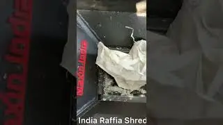 Raffia bags shredder #Raffiabagsshredder, #Shredder