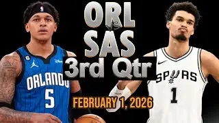 Orlando Magic vs San Antonio Spurs 3rd Quarter Part 1 Highlight - FEB 1, 2026