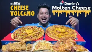 Cheese Volcano Peppy Paneer Pizza | Corn & Cheese Volcano Pizza | Dominos New Pizza Menu 2024