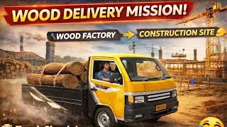 🚛 FINAL JOURNEY! | Wood Factory ➝ Construction Site | Part-4 | Truck Simulator Indonesia #gaming 
