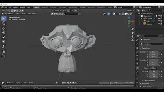 How To Get A Great Monkey Head In Blender-Easy