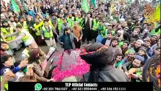 Beautiful View of Saad Hussain Rizvi Elections 2024 Campaign | Namoos e Mustafa k Pehra dar