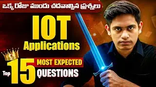 5th Sem Computer Science Important questions || IOT Applications Development & Programming Imps