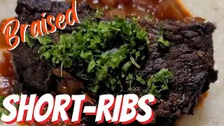 RED WINE BRAISED SHORT-RIBS   |HOW TO MAKE|beef braised short ribs|