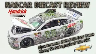 Обзор масштабных моделей NASCAR, выпуск 890 | Алекс Боуман, Chevrolet SS 2016 года в камуфляжной ...