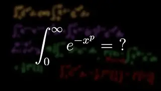 Integrating a Generalized Gaussian