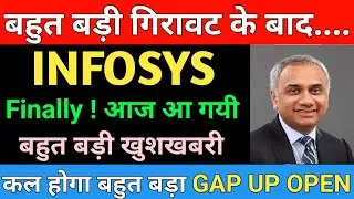 INFOSYS  LATEST NEWS | INFOSYS  NEWS TODAY | Market support