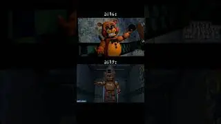 Five more nights 2016 vs 2019 edit #fnaf #fnaf2 #fnafedit #fivemorenights #shorts