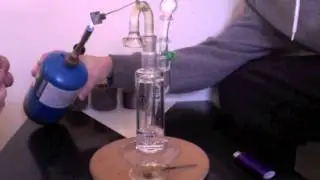 2011bc mini bubbler fat Banana Haze wax dab