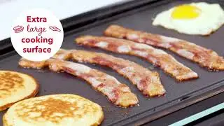 Dash Deluxe Everyday Griddle |  Dishwasher Safe Removable Nonstick Cooking Plate