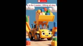 ABC Song with Vehicles 🔤 rhymes nursery #shorts #nursery #viral #kidsvideo #trending #USA #america