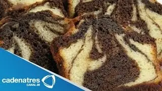 Receta para preparar panqu&eacute; marmoleado con nutella. Receta de panqu&eacute; / Postres f&aacute;ciles y r&aacute;pidos