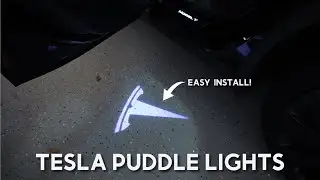 Подсветка околодверного пространства для Tesla Model Y | Простая установка!