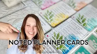 NOTED PLANNER CARDS | Simon Says Stamp Just A Note Release)