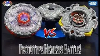PROTOTYPE NEMESIS VS Fusion Hades And Variares (Metal Fight Beyblade Battle) EPIC!