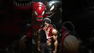 #onepiece #venom #spiderman #fusion #aiart #luffy