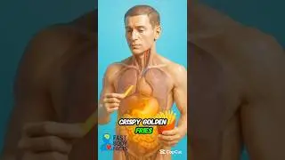 French Fries 🍟 vs Your Body 🫀 | Shocking 3D Reaction#humanbody #3danimation #fries #facts