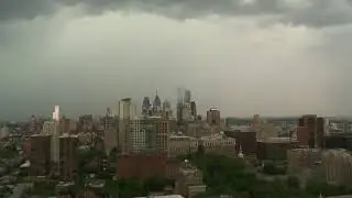 Time-lapse video shows powerful storm hitting Philadelphia on July 8, 2025