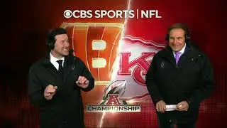 NFL on CBS intro 2023 AFC Championship CIN@KC