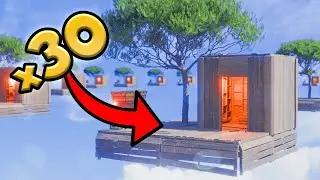 Rust BUT I gave 30 Players a Minecraft Skyblock! - Rust