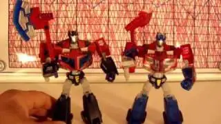 SONS OF CYBERTRON OPTIMUS PRIME - TRANSFORMERS ANIMATED TOY REVIEW
