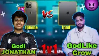 Iphone vs Ipad ft. Jonathan and Godl Crow 😈 1v1 Tdm intense Fight