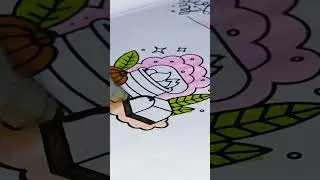 starting a 40 days colouring challenge #AestheticArt #SoothingContent #like #subscribe #ASMRColoring