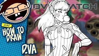 How to Draw D.VA (Overwatch) | Narrated Easy Step-by-Step Tutorial