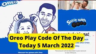 Oreo Play Code Of The Day Today 5 March 2022 | Paytm Offer | today's oreo code
