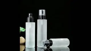 Luxury cosmetic lotion pump glass bottle 20ml 30ml 50ml 60ml 80ml 100ml