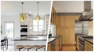 75 Kitchen With Glass-front Cabinets And Black Countertops Design Ideas You'll Love 🟡