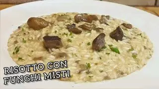 RISOTTO CON FUNGHI MISTI CONGELATI. RICETTA DEFINITIVA.