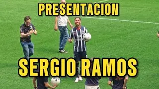 Presentación de Sergio Ramos en Rayados