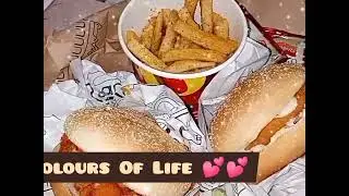 OPTP BURGER DEAL ENJOY AT HOME| PAWRI HOARHI HA|#pawri #enjoyment #shorts |COLOURS OF LIFE