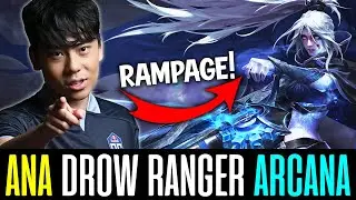ANA Drow Ranger with ARCANA - RAMPAGE FOUNTAIN FARM DOTA 2