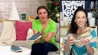 Earth Origins Leather Slip-On Casual Sneakers - Elin on QVC
