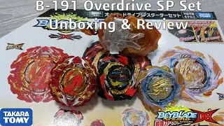DANGEROUS BELIAL & PROMINENCE PHOENIX B-191 Overdrive Special Starter Set Unboxing & Review Beyblade
