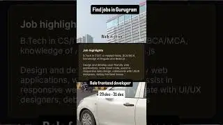 Frontend Developer Internship | React & Angular | Freshers | Walk-in Gurugram