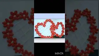 Heart Shape Pista Shell Craft Wall Hanging #craft #pistashellcraft #pistachio #creativity #shorts